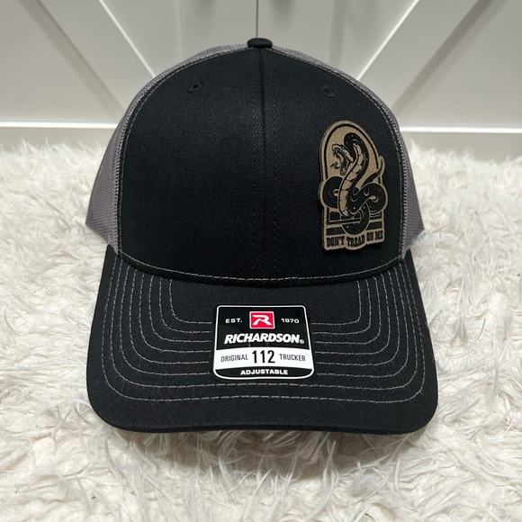 Don’t Tread On Me laser engraved Richardson 112 Trucker hat. - Picture 2 of 8